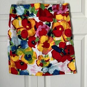 Grace Skirt Size 4 Floral Pattern Side Zipper Bundles & Offers Welcome